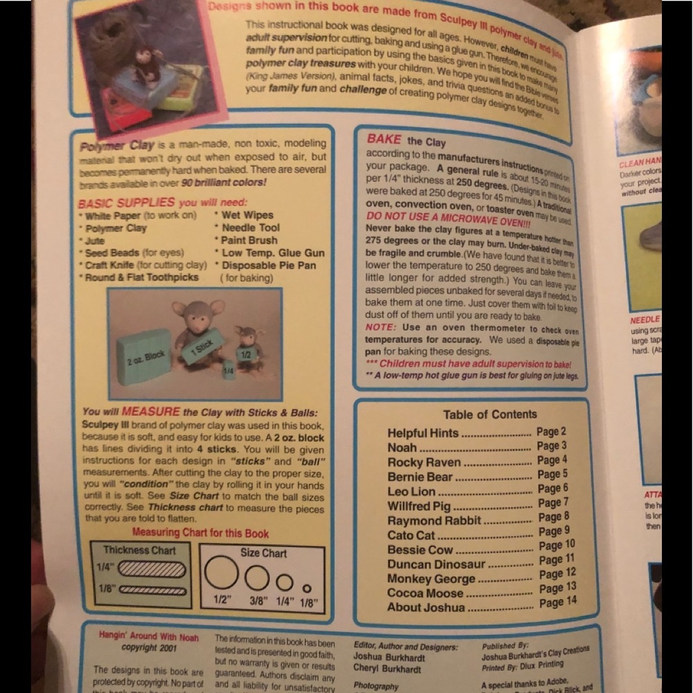 Polymer modeling clay design craft book new - Picture 3 of 3